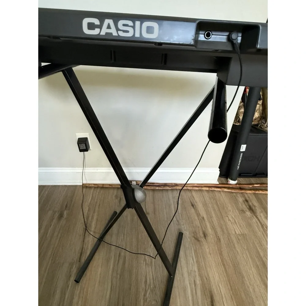 Casio CTK-401 49-Key Portable Digital Keyboard Bundle with Stand & Power Adapter